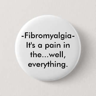 Chapa Redonda De 5 Cm - Fibromyalgia
