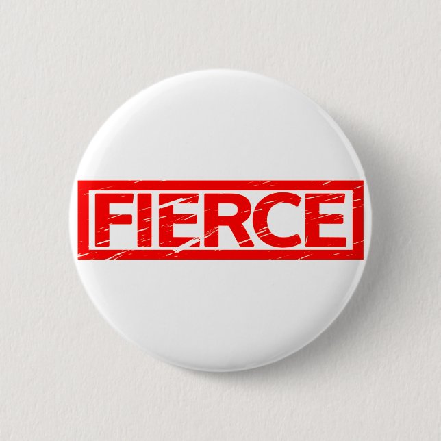 Chapa Redonda De 5 Cm Fierce Stamp (Anverso)