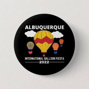 Chapa Redonda De 5 Cm Fiesta Albuquerque Balloon 2022