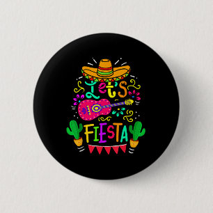 Chapa Redonda De 5 Cm Fiesta Cinco De Mayo Fiesta Mexicano Guitarra Lov
