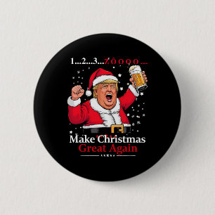 Chapa Redonda De 5 Cm Fiesta de Navidad vietnamita Cerveza Divertida Tru