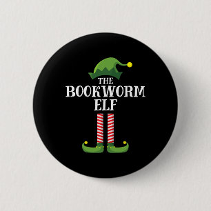 Chapa Redonda De 5 Cm Fiesta de Navidades del grupo familiar Bookworm El