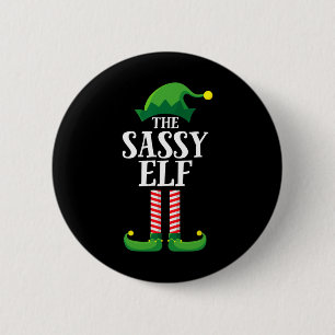 Chapa Redonda De 5 Cm Fiesta de Sy Elf Matching Family Group