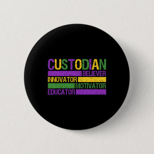Chapa Redonda De 5 Cm Fiesta del Festival Mardi Gras de Funny School Cus