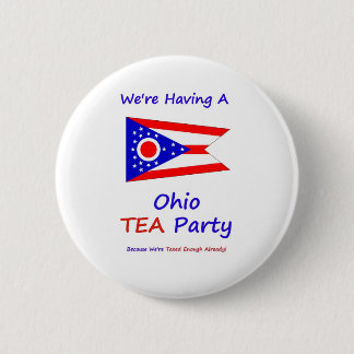 Chapa Redonda De 5 Cm ¡Fiesta del té de Ohio - ya nos gravan bastantes!
