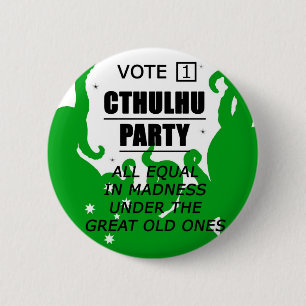 CHAPA REDONDA DE 5 CM FIESTA DEL VOTO 1 CTHULHU