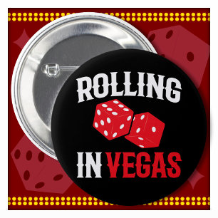 Chapa Redonda De 5 Cm Fiesta en Las Vegas