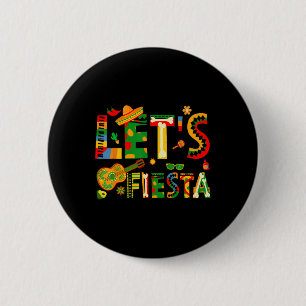 Chapa Redonda De 5 Cm Fiesta Familia Mexicana Fiesta Squad Cinco De M