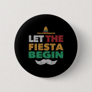 Chapa Redonda De 5 Cm Fiesta Fiesta mexicana Funny Cinco De Mayo