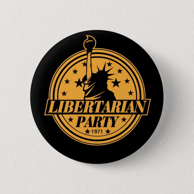 Chapa Redonda De 5 Cm Fiesta libertario 1971 (Anverso)