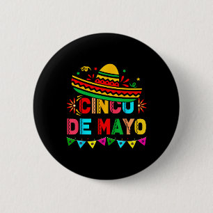 Chapa Redonda De 5 Cm Fiesta Mexicana Cinco De Mayo 5 De Mayo Mujeres Ho