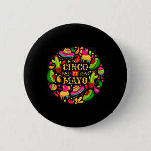 Chapa Redonda De 5 Cm Fiesta Mexicana Cinco De Mayo Regalo 5 De Mayo Hom