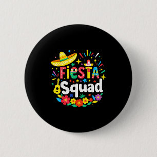 Chapa Redonda De 5 Cm fiesta mexicana divertida cinco de mayo fiesta squ