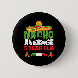 Chapa Redonda De 5 Cm Fiesta Mexicana para niños de 5 años, fiesta de cu