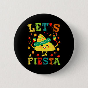 Chapa Redonda De 5 Cm Fiesta Taco Cinco De Mayo Niños Mexi