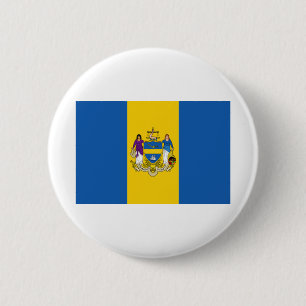 Chapa Redonda De 5 Cm Filadelfia Pensilvania