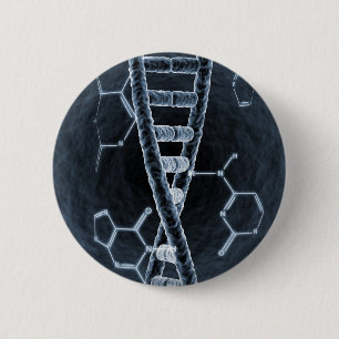 Chapa Redonda De 5 Cm Filamento de la DNA