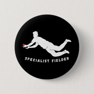 Chapa Redonda De 5 Cm Filder especialista chiste divertido de cricket at
