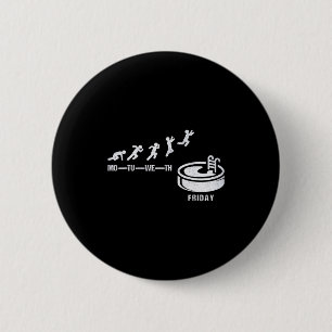 Chapa Redonda De 5 Cm Finalmente Viernes Jacuzzi Piscina Relajante Spa S