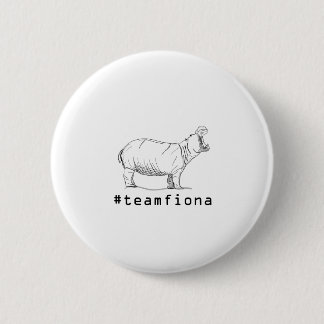 Chapa Redonda De 5 Cm Fiona el Hippopotamus del #teamfiona del