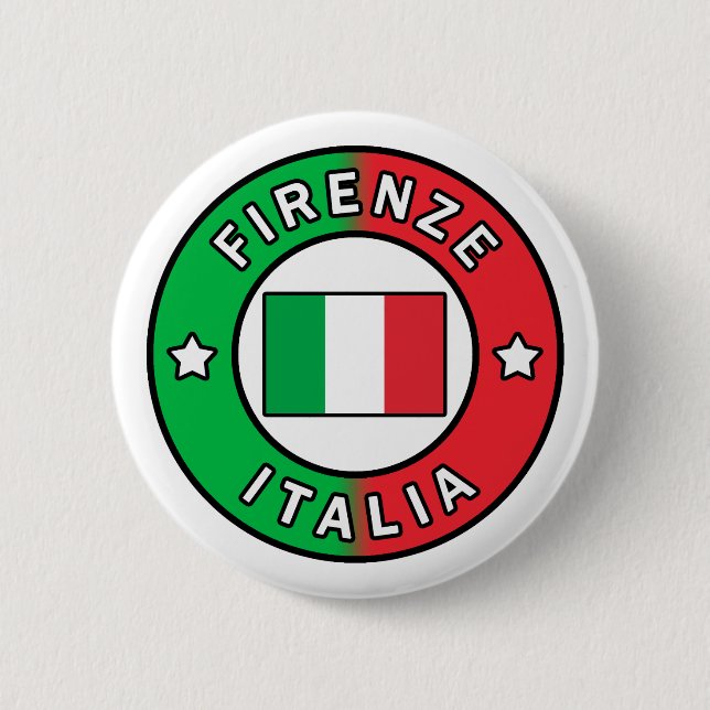 Chapa Redonda De 5 Cm Firenze Italia (Anverso)