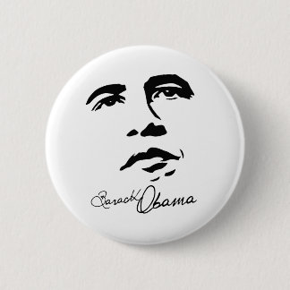 Chapa Redonda De 5 Cm Firma de Barack Obama