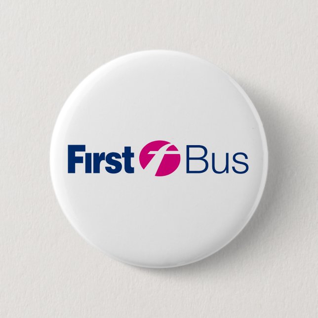 Chapa Redonda De 5 Cm Firstbus Badge (Anverso)