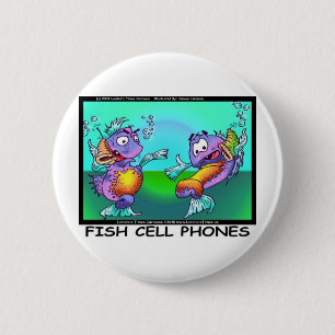 Chapa Redonda De 5 Cm Fish Cell Phones Funny Tees Mugs Cards & Gifts