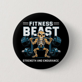 Chapa Redonda De 5 Cm Fitness Beast