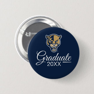 Chapa Redonda De 5 Cm FIU Panthers Graduación