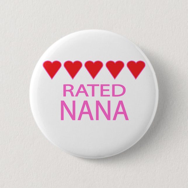 Chapa Redonda De 5 Cm Five Heart Nana (Anverso)