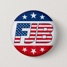 Chapa Redonda De 5 Cm FJB F joe Biden Pro Trump 2024