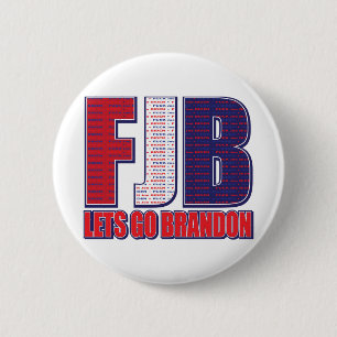 Chapa Redonda De 5 Cm FJB: Lets-Go-Brandon