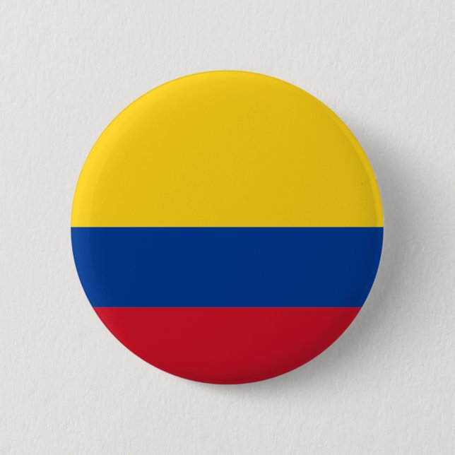 Chapa Redonda De 5 Cm Flag of Colombia (Anverso)