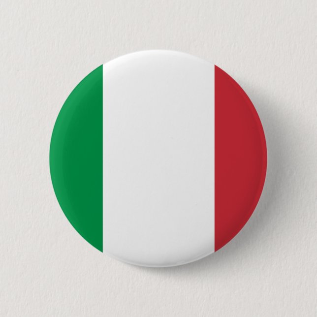 Chapa Redonda De 5 Cm Flag of Italy (Anverso)