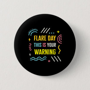 Chapa Redonda De 5 Cm Flare Day Complejo Síndrome de Dolor Regional Conc
