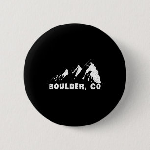 Chapa Redonda De 5 Cm Flatirons Boulder Colorado Escalada Senderismo Via