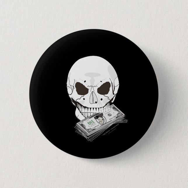 Chapa Redonda De 5 Cm Flauta de cráneo (Anverso)