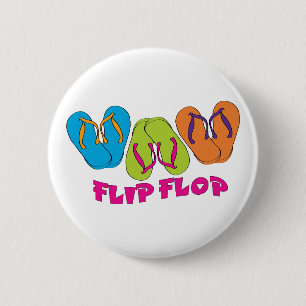 Chapa Redonda De 5 Cm Flip-flop