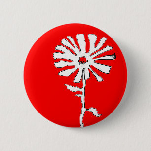 Chapa Redonda De 5 Cm flor de acequia