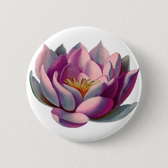 Chapa Redonda De 5 Cm Flor de Lotus (Anverso)