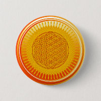 Flor de vida / Blume des Lebens - naranja SUNNY