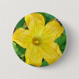 Chapa Redonda De 5 Cm Flor de Zucchini