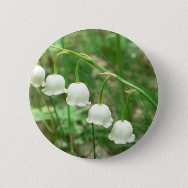 Chapa Redonda De 5 Cm Flor del lirio (Anverso)