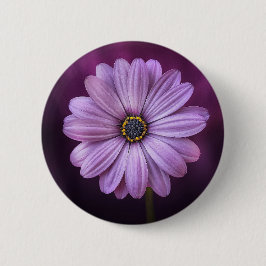 Chapa Redonda De 5 Cm Flor morada en flor