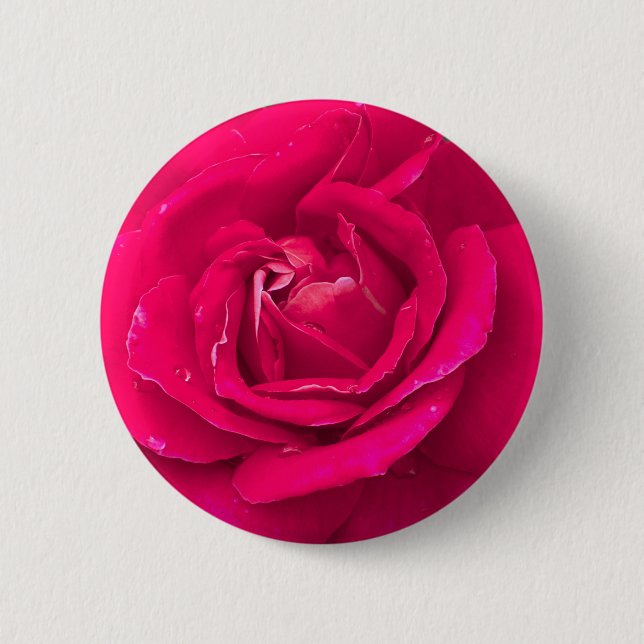 Chapa Redonda De 5 Cm flor Rosa (Anverso)
