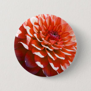 Chapa Redonda De 5 Cm Flor rosada