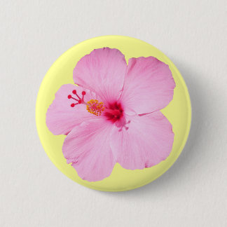 Chapa Redonda De 5 Cm Flor tropical Hibiscus rosa