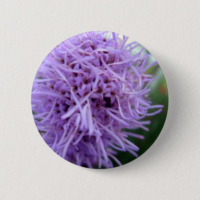 Chapa Redonda De 5 Cm Flor violeta Tentacle Spider (Anverso)