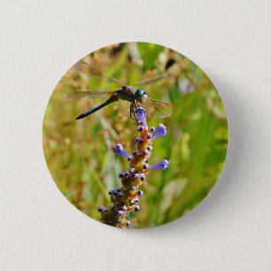 Chapa Redonda De 5 Cm Flora de lavanda